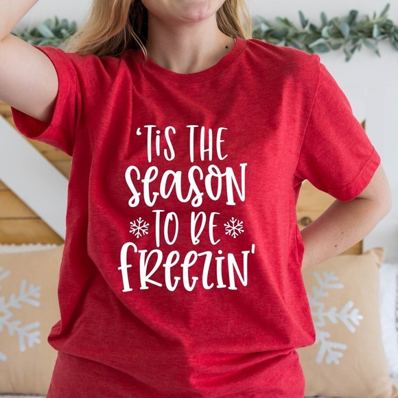 You Won’t Catch A Cold In Our Freezin’ Tee Shirt. But You Could Catch A Hug - Picture 2 of 2